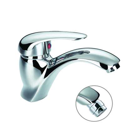 Single Handle Single Hole Widely Used Lavatory Faucet chrome finish basin faucet